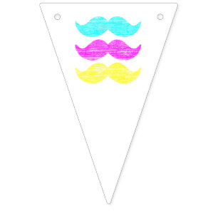 Bandeirinha CMY Mustaches