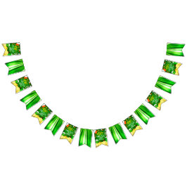 Bandeirinha Coma Bebida e Seja um banner irlandês