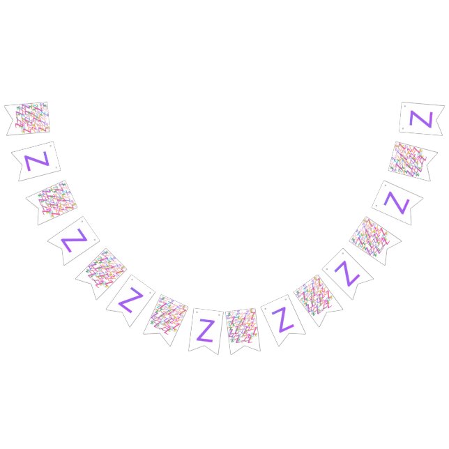 Bandeirinha Confete de Letras "Z" (Todos)