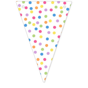 Bandeirinha Confetti Dazzle (pontos)