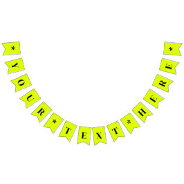 Bandeirinha Cor Sólida Chartreuse Neon | Personalizado