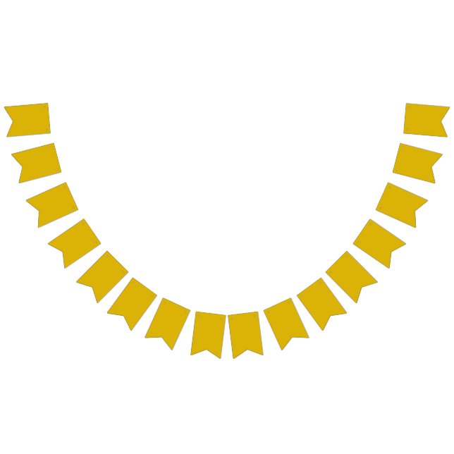 Bandeirinha Cor sólida - dourada - mostarda lisa - amarela (Todos)