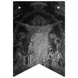 Bandeirinha Coração sagrado jesus do mosaico principal de