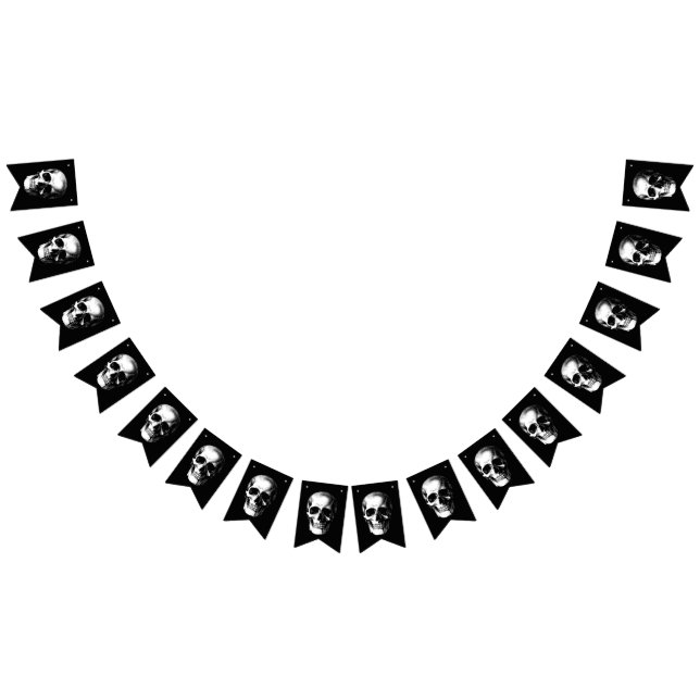 Bandeirinha Couro de Casamento de Halloween Gothic (Todos)