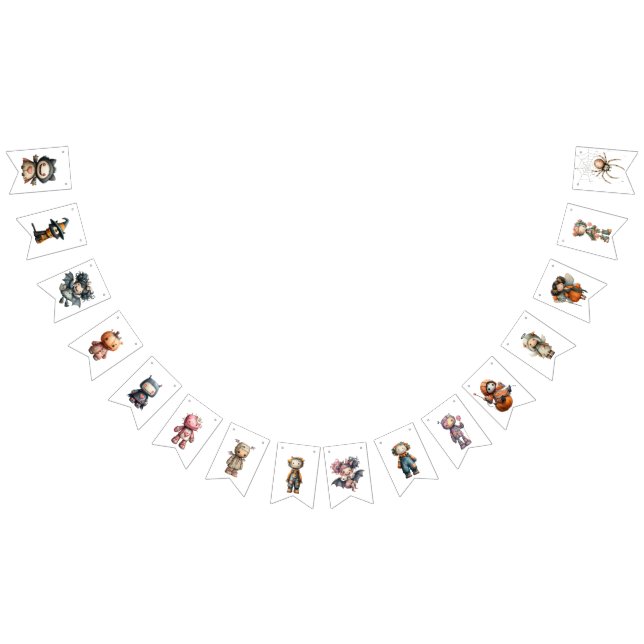 Bandeirinha Cozedura de Água do Halloween Bonita (Todos)