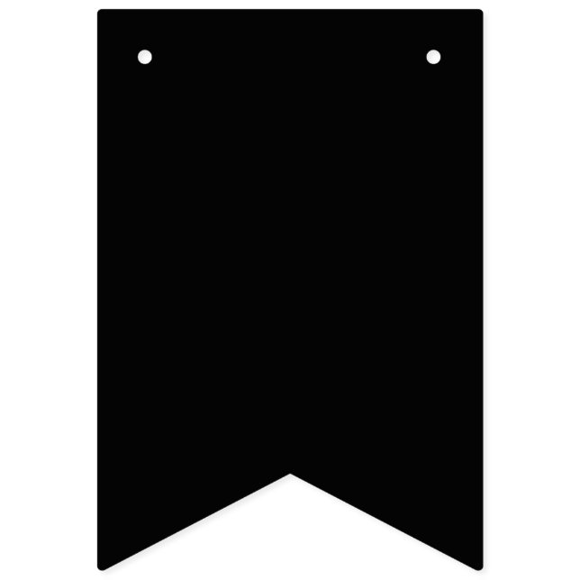 Bandeirinha Create Your Own Black Custom Design Holiday Card (Segunda Bandeira)
