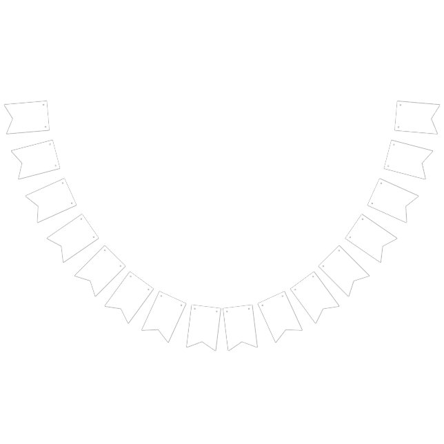 Bandeirinha  Create Your Own white (Todos)