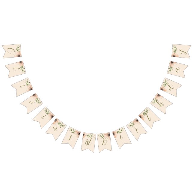 Bandeirinha Crescendo como uma garota primeiro aniversario de  (Todos)