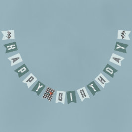 Bandeirinha Crianças modernas de automóveis azuis