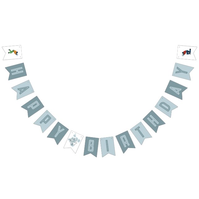 Bandeirinha Crianças: Ontem, Meninos Azuis Modernos (Todos)