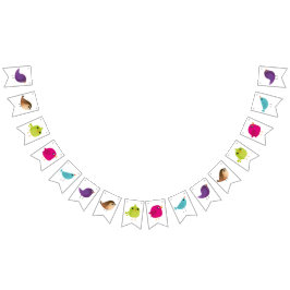 Bandeirinha Crianças, passarinho fofo