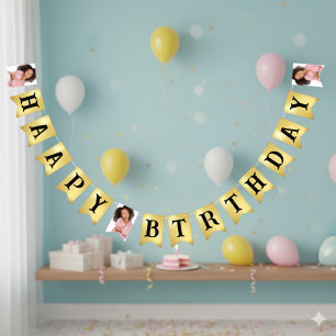 Bandeirinha Crie seu próprio aniversário feliz para você Foto