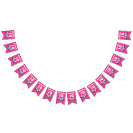 Bandeirinha Cupcake do costume de Festa de aniversário da cria