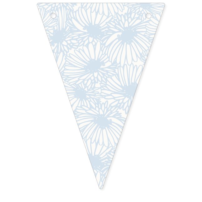 Bandeirinha Daisy Blooms - Azul Pó (Primeira Bandeira)