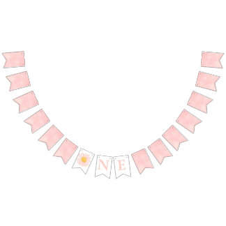 Bandeirinha Daisy Festa de aniversário Bohmian Wild One primei