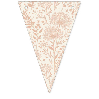 Bandeirinha Dandelion Doce Apricot Quente - Neutro