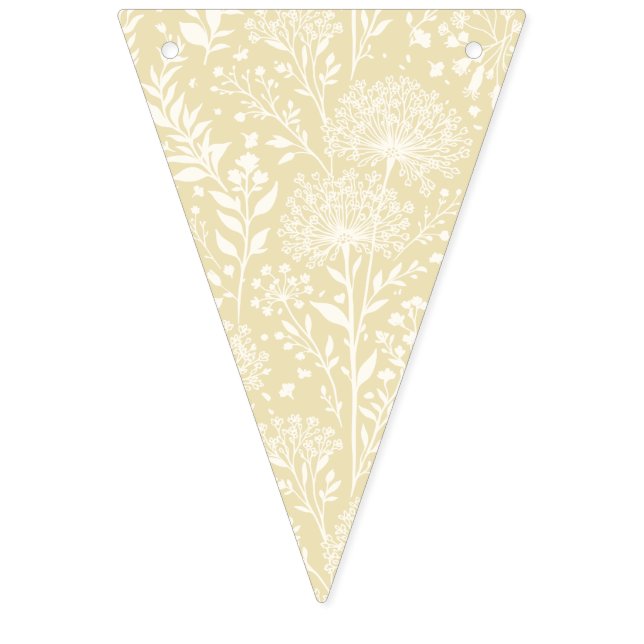 Bandeirinha Dandelion Doce Neutro - Trigo Dourado (Primeira Bandeira)