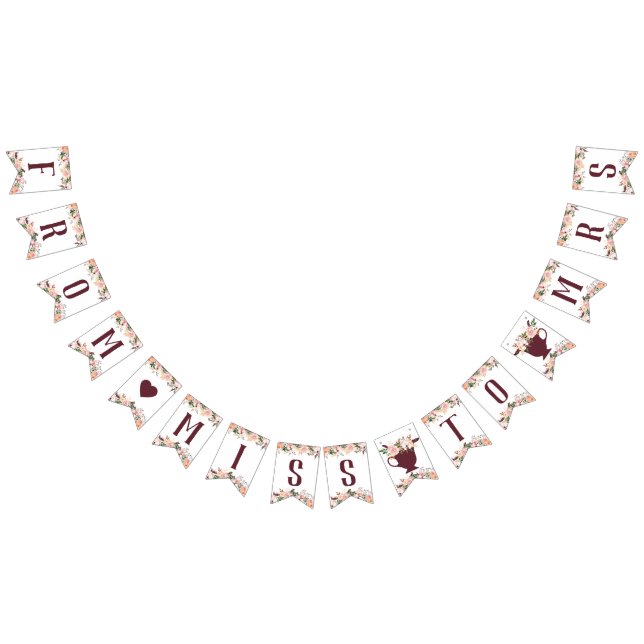 Bandeirinha De Miss Para Mrs Banner, Boho (Todos)