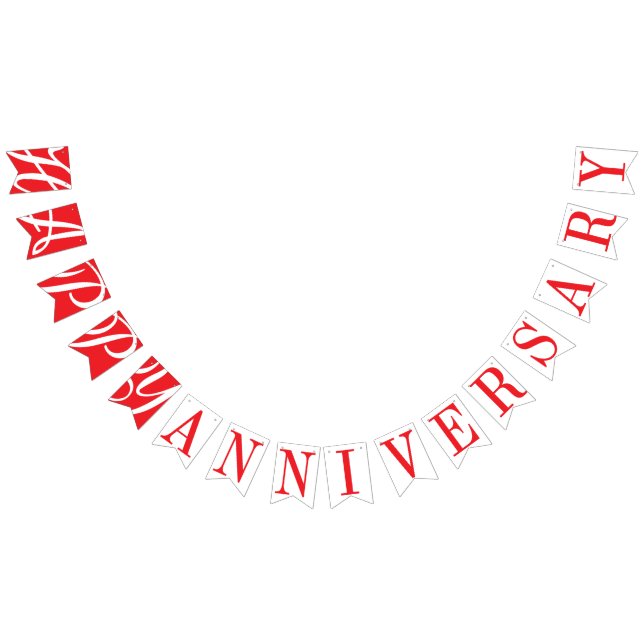 BANDEIRINHA DECOR VERMELHA DO ANIVERSÁRIO FELIZ (Todos)
