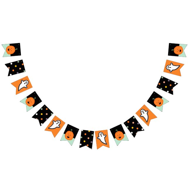 Bandeirinha Decoração de festa de Halloween (Todos)