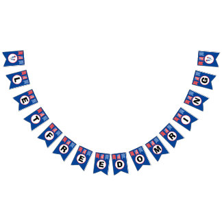 Bandeirinha Deixe a faixa de toques de liberdade