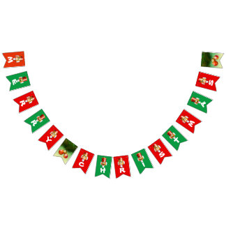 Bandeirinha Desenhos animados de noz personalizados dos