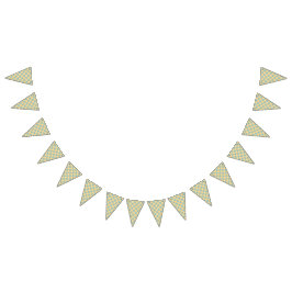 Bandeirinha Design cor-de-laranja-claro com bl intricado