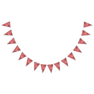 Bandeirinha Design de têxteis retangulares com ornamentado ver
