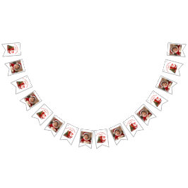 Bandeirinha Design Mágico de Aniversário do Papai Noel para Cr