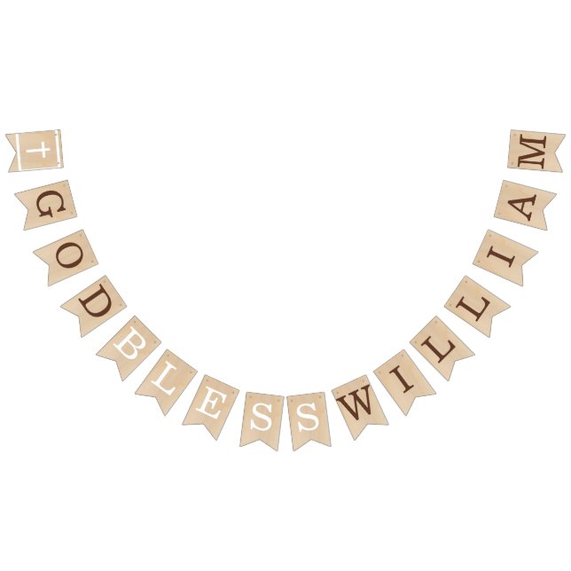 Bandeirinha Deus abençoe 7 Letras Comunidade do Batismo da Mad (Todos)