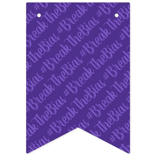 Bandeirinha Dia Internacional das Mulheres #BreakTheBias (Décima sexta bandeira)