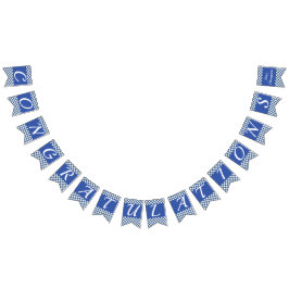 Bandeirinha Diga com estilo em azul