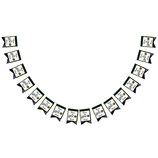 Bandeirinha Disco de Festa de solteira de Disco Retroativo Per (Todos)