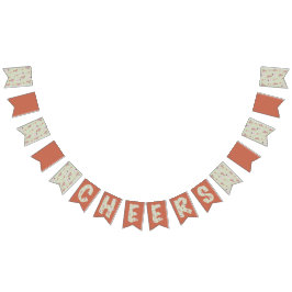 Bandeirinha Diversão no padrão de bebida mista da festa de des