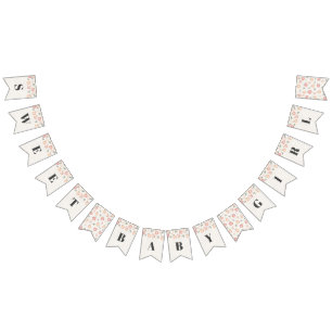 Bandeirinha doce como uma faixa de chá de fraldas de boho de p