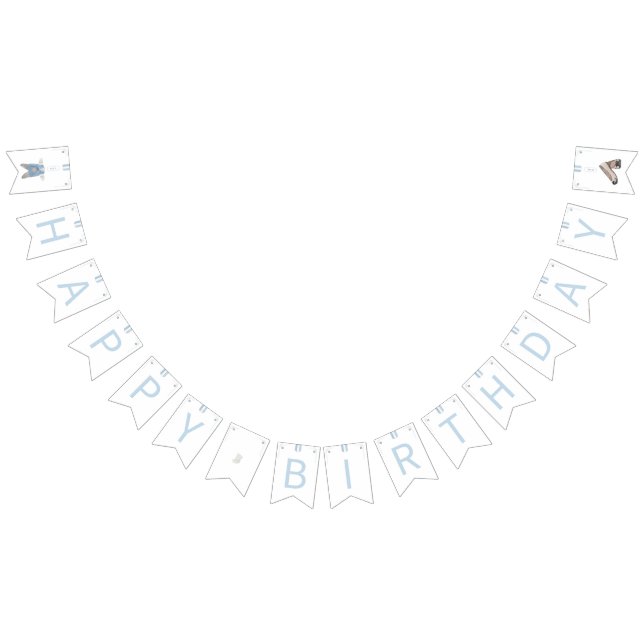 Bandeirinha Doljanchi, Azul, feliz aniversário (Todos)