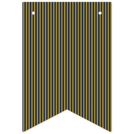 Bandeirinha Dourado fino Elegante e Marinho Vertical Strips Ve