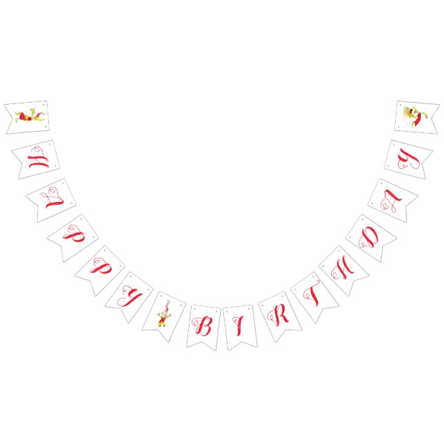 Bandeirinha Dr. Seuss | Parabéns para você (Todos)