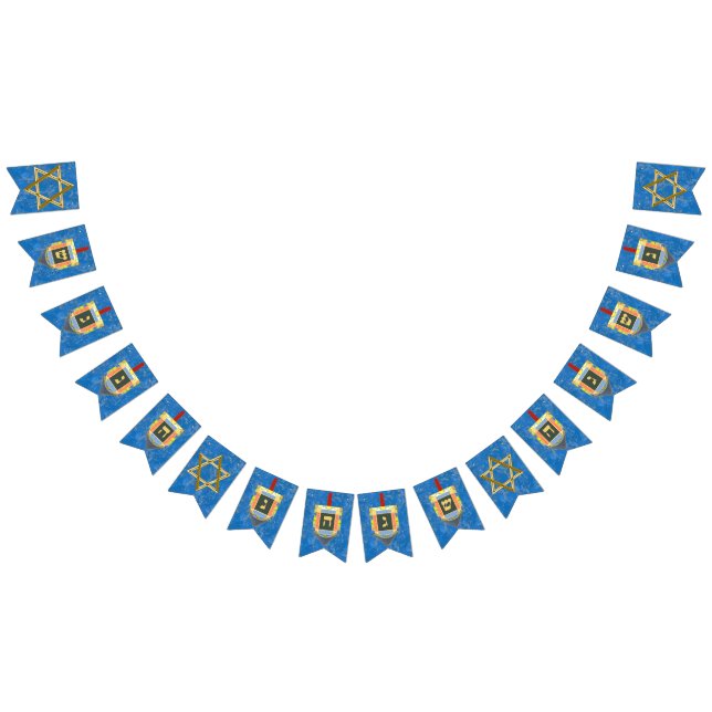 Bandeirinha Dreidels para Chanucá (Todos)