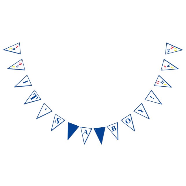 Bandeirinha É um banner de bunting das cores primárias do Boy  (Todos)