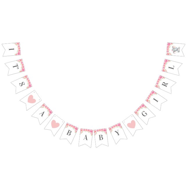 Bandeirinha É um Chá Pink Peony Floral Pink (Todos)