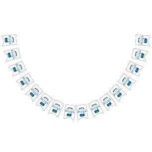 Bandeirinha É uma faixa de Chá de fraldas de menino