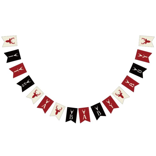 Bandeirinha É uma faixa de Chá de fraldas, veado (Todos)