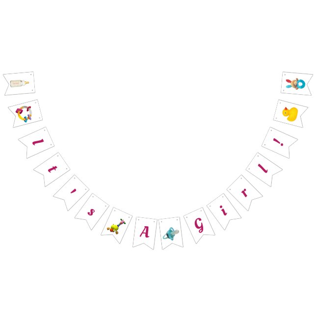 Bandeirinha É uma garota! Mandala em bunda cor-de-rosa profund (Todos)