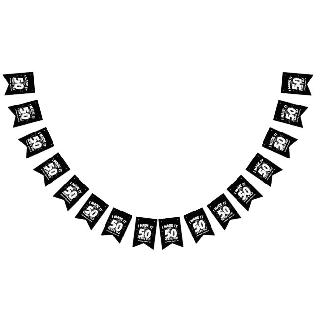 Bandeirinha Engraçado 50º Aniversário Citação Sarcástica 50 An (Todos)