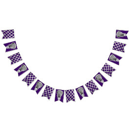 Bandeirinha Equipe Roxo de Lacrosse