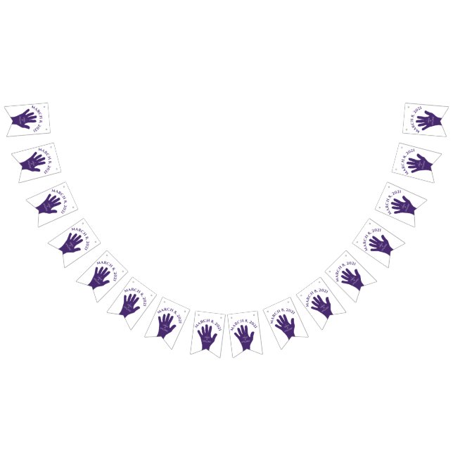 Bandeirinha Escolha o desafio 8 de março Dia das Mulheres 2021 (Todos)