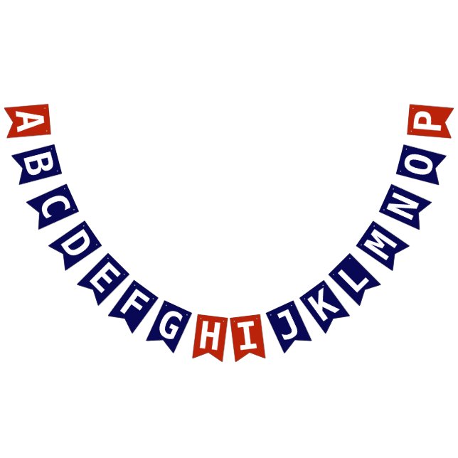 Bandeirinha Escolher Modelo de Camada 2 Patriótico Azul Branco (Todos)