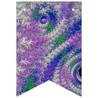 Bandeirinha Espiral Fractal, Fractal, Fractal, Colorida Colori