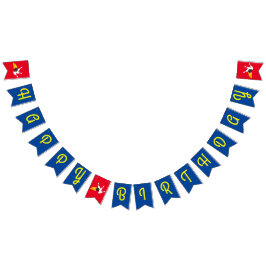 Bandeirinha Esportes Freguiçosos de Aniversário de criança bol